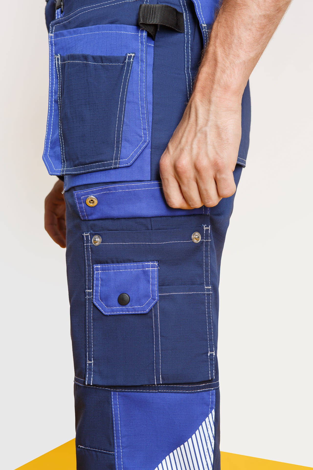 68808 Костюм "Прогресс" темно-синий с васильком  Летняя спецодежда  размер 52-54/170-176  - Вид №15