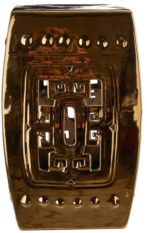 Pols Potten Низкий табурет из глазурованного керамогранита sun-id-1475600 - Вид №1