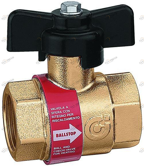 CALEFFI Шаровой кран со встроенным обратным клапаном sun-id-1484394