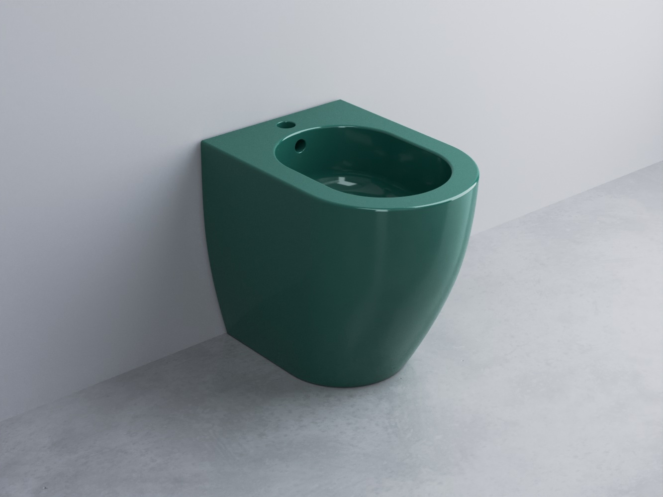 SMBIDR-SM Биде напольное с одним отверстием под смеситель Mini 48 cielo Smile Ceramica Cielo