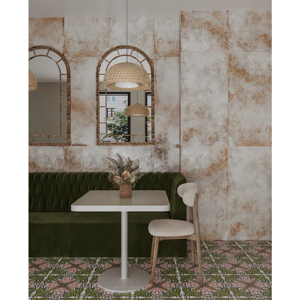 Керамогранит Incolor Titanium Bianco Matt 120x60 см 1.44 м² матовый цвет светло-серый Metal STLM-2015560