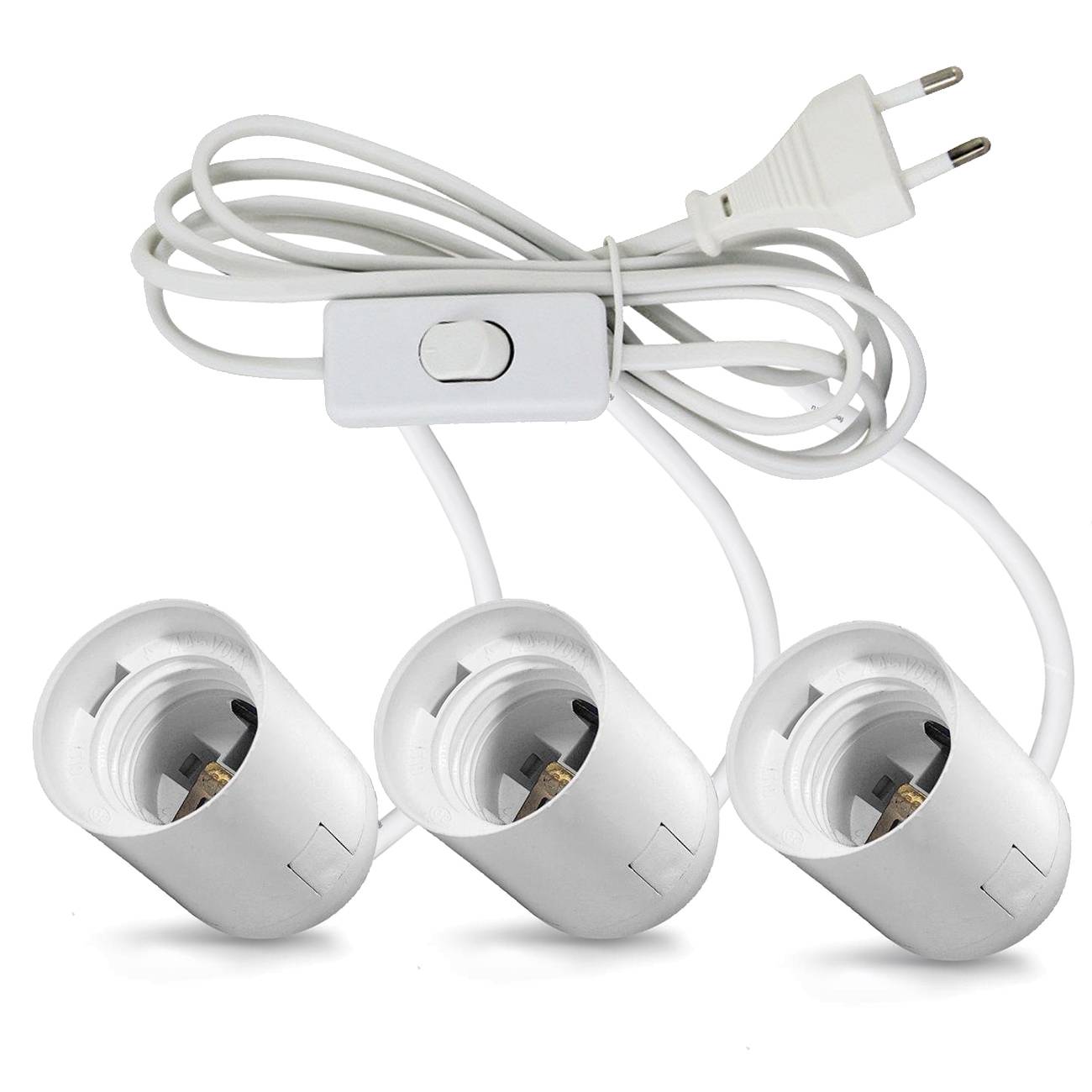 1903 Патрон Е27 с проводом для фитолампы х3 LAB.Space 