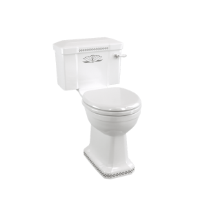 Burlington Bespoke Стандартный плотно закрытый унитаз Charleston Standard с бачком на 520 рычагов P5 CHAR C1 CHAR