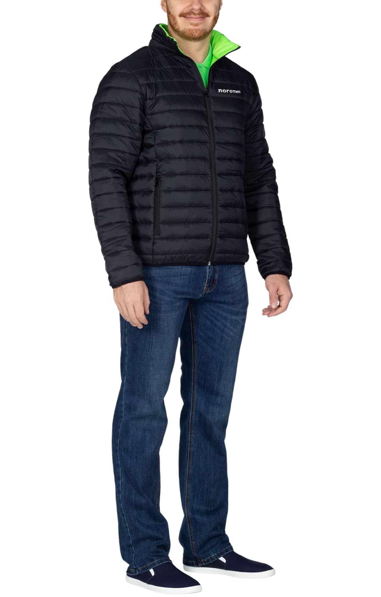 69639 Куртка стеганая  black El-Risto  Зимняя спецодежда  размер XXXL (108)  - Вид №3