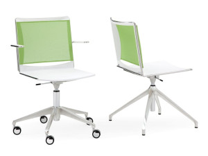 Офисное кресло из полипропилена с 4 спицами