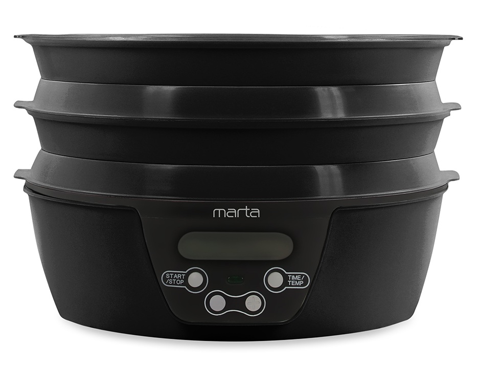 9934667 Сушилка для овощей и фруктов MARTA MT-FD1888A черный STDN-0151120