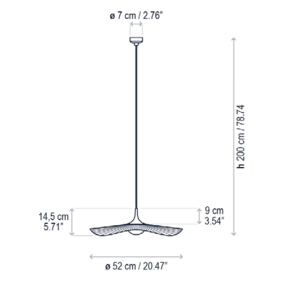 Металлический светодиодный подвесной светильник Bover Mediterrània ARCH-00134224 - Вид №2