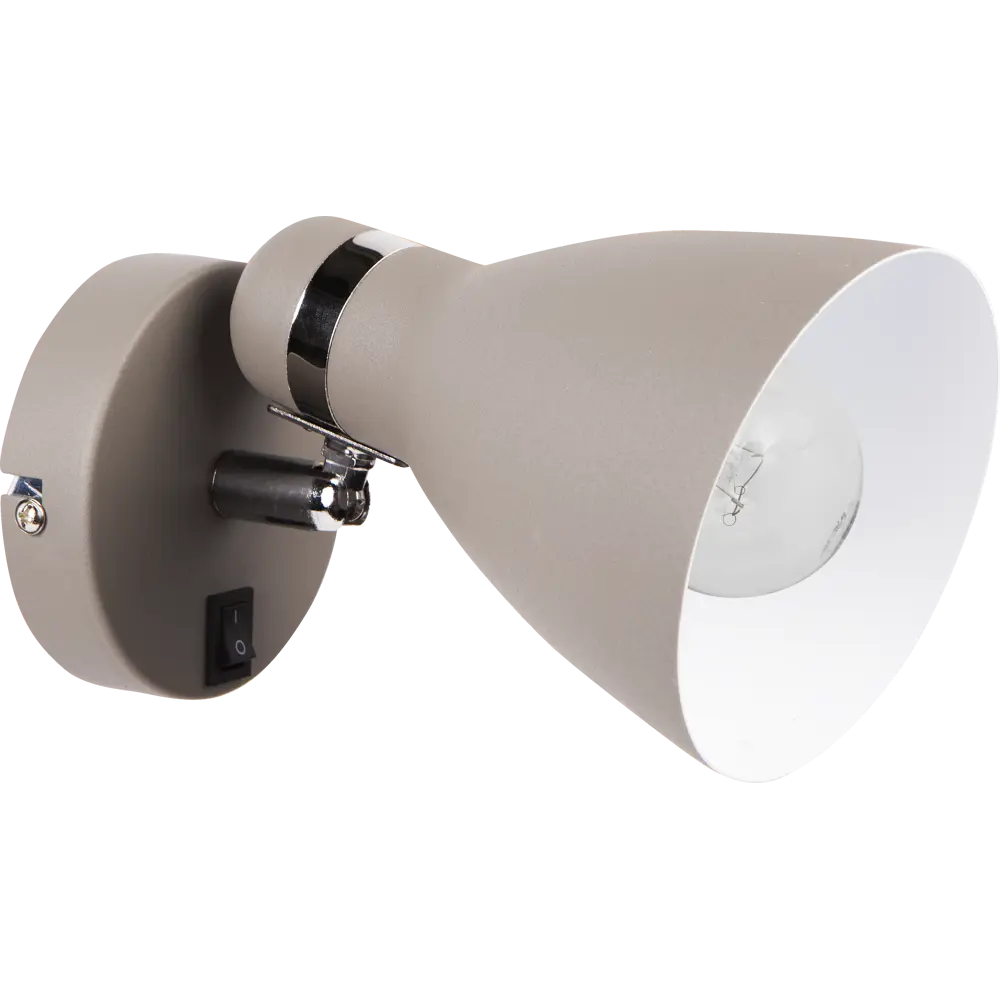 Спот поворотный Merco 1xE27x40 Вт металл цвет серый 82035500 STLM-2058736 Arte Lamp  - Вид №1
