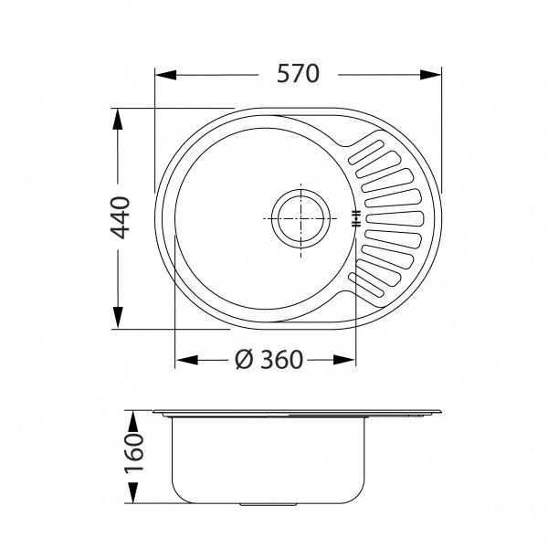Мойка ALVEUS GENESIS CIKLO 10 1123826 - Вид №1