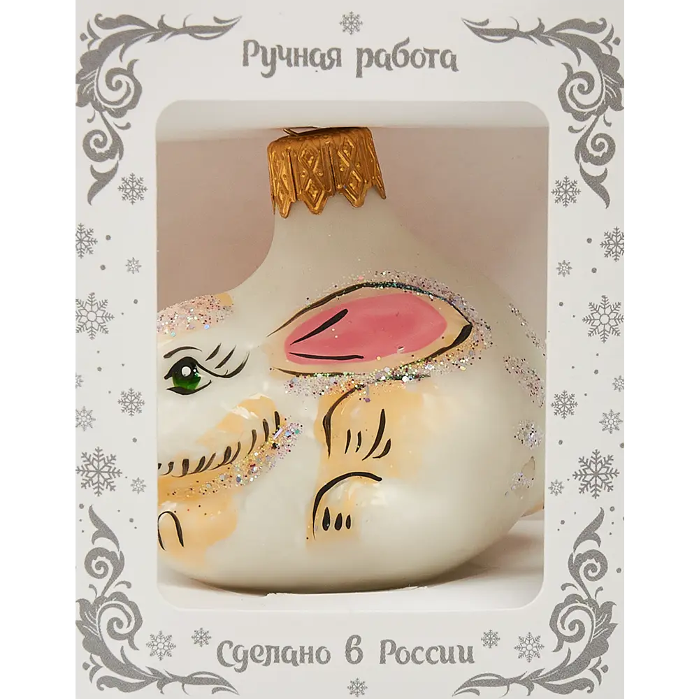 Елочное украшение Кролик ФУ-369 Коломеев 6x5 см 85178250 STLM-2059626 Santreyd  - Вид №2