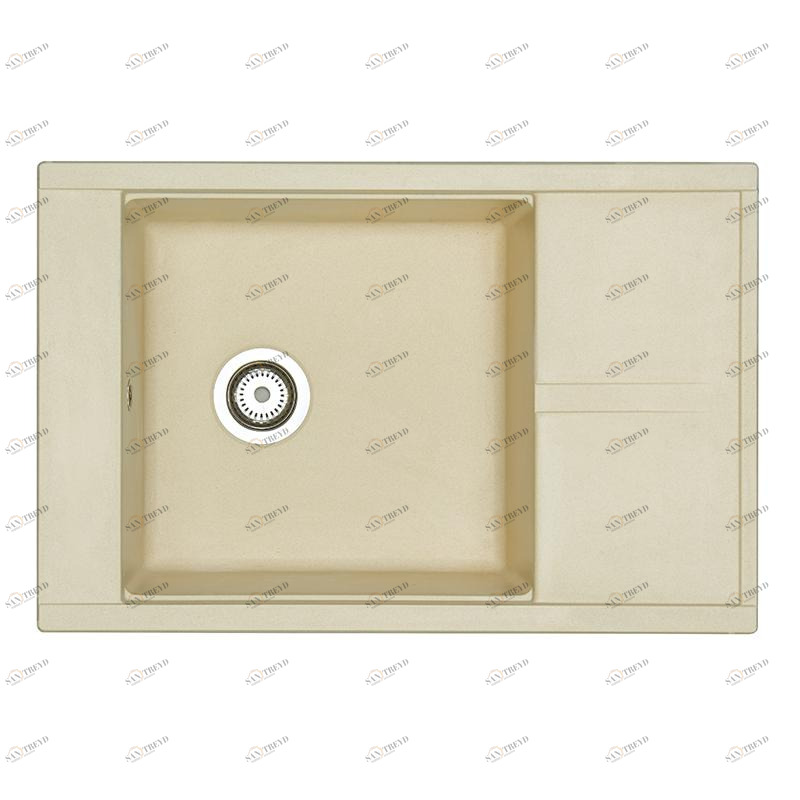 1A715132DE290 Мойка кухонная прямоугольная AQUATON ДЕЛИЯ