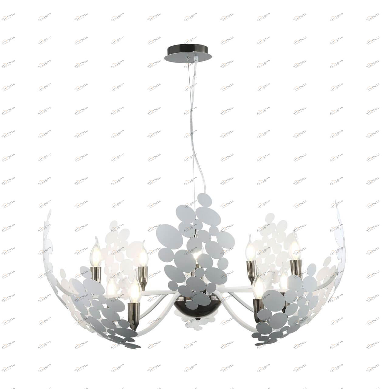 Подвесная люстра Favourite Grape 2050-10P FAVOURITE ДИЗАЙНЕРСКИЕ, GRAPE 137799 Белый 