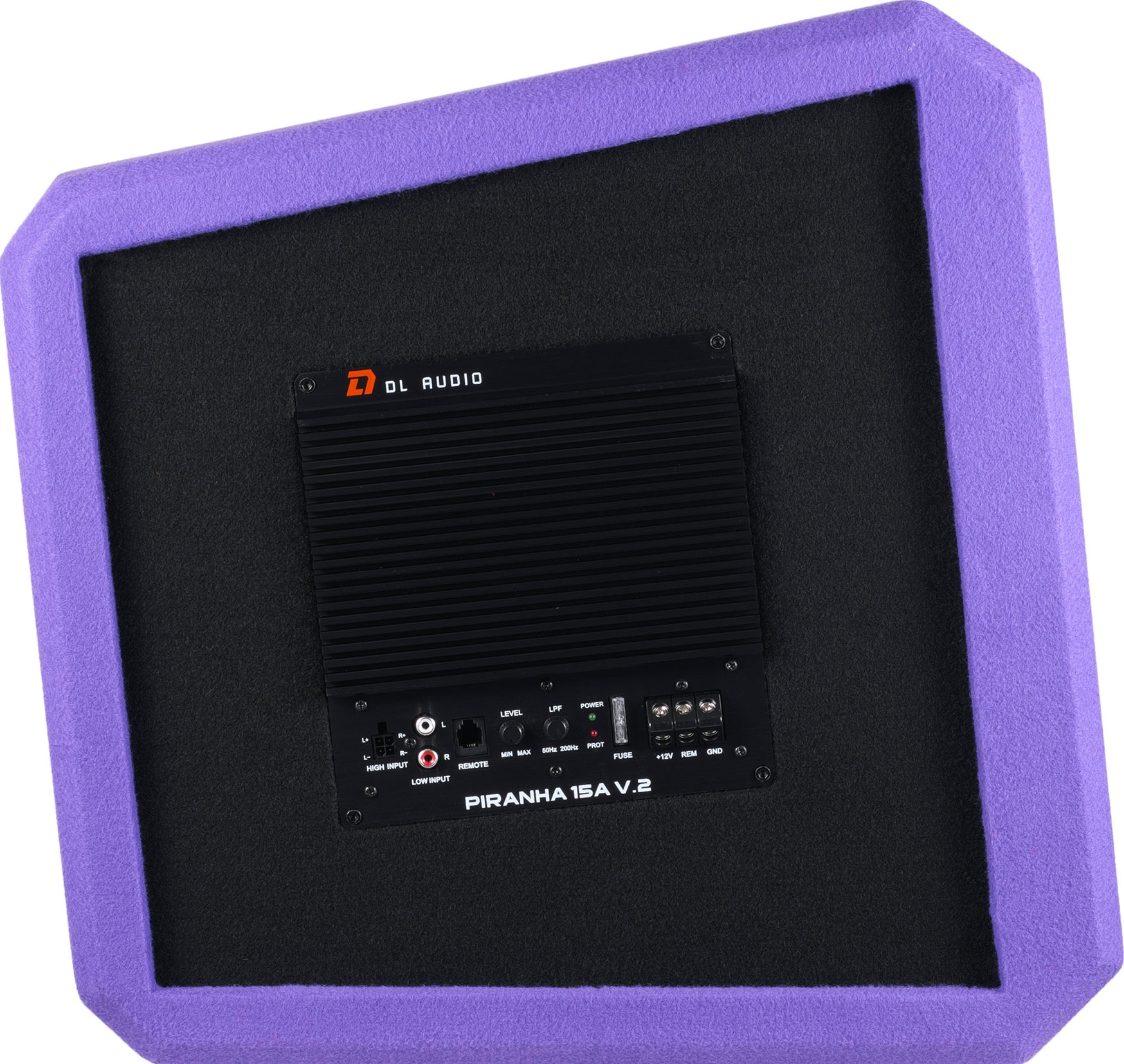 9285832 Автосабвуфер активный DL Audio Piranha 15A V.2 Purple STDN-0084310 - Вид №3