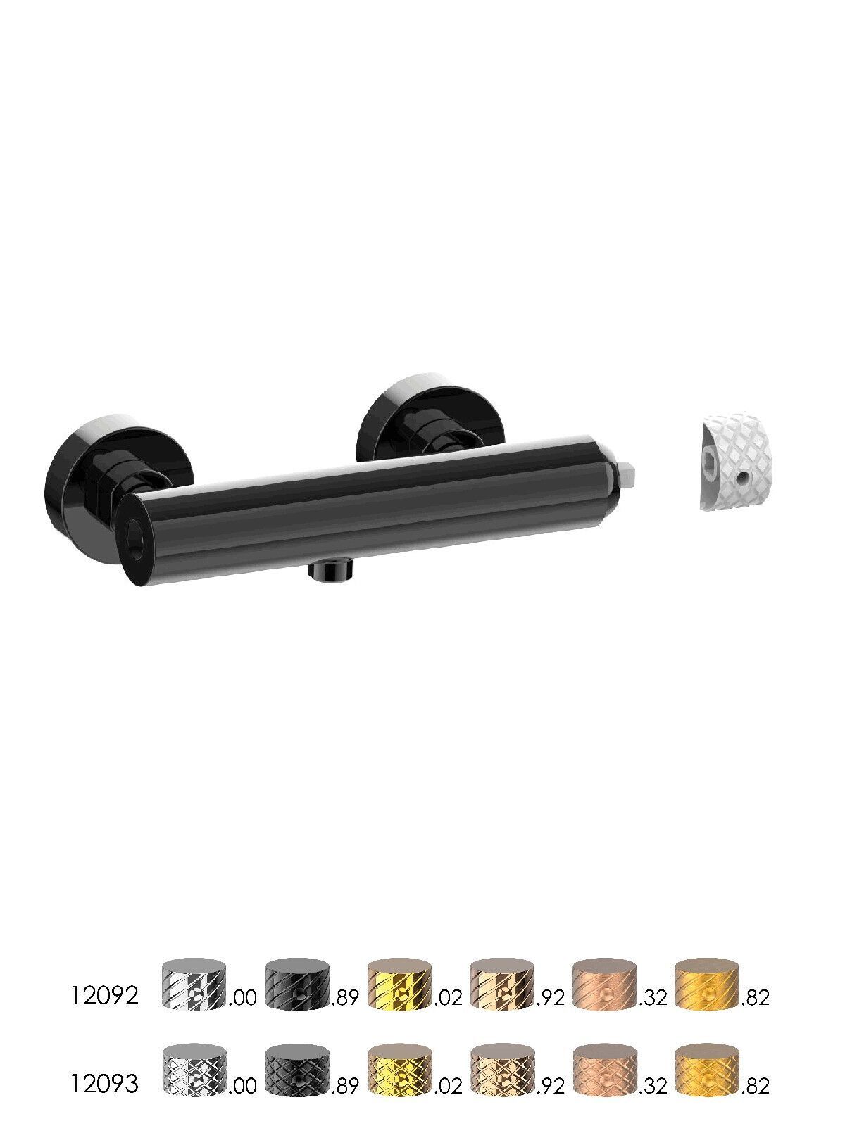 Однорычажный открытый смеситель для душа Rubinetterie Frattini Pepe XLS ARCH-00023803 - Вид №13