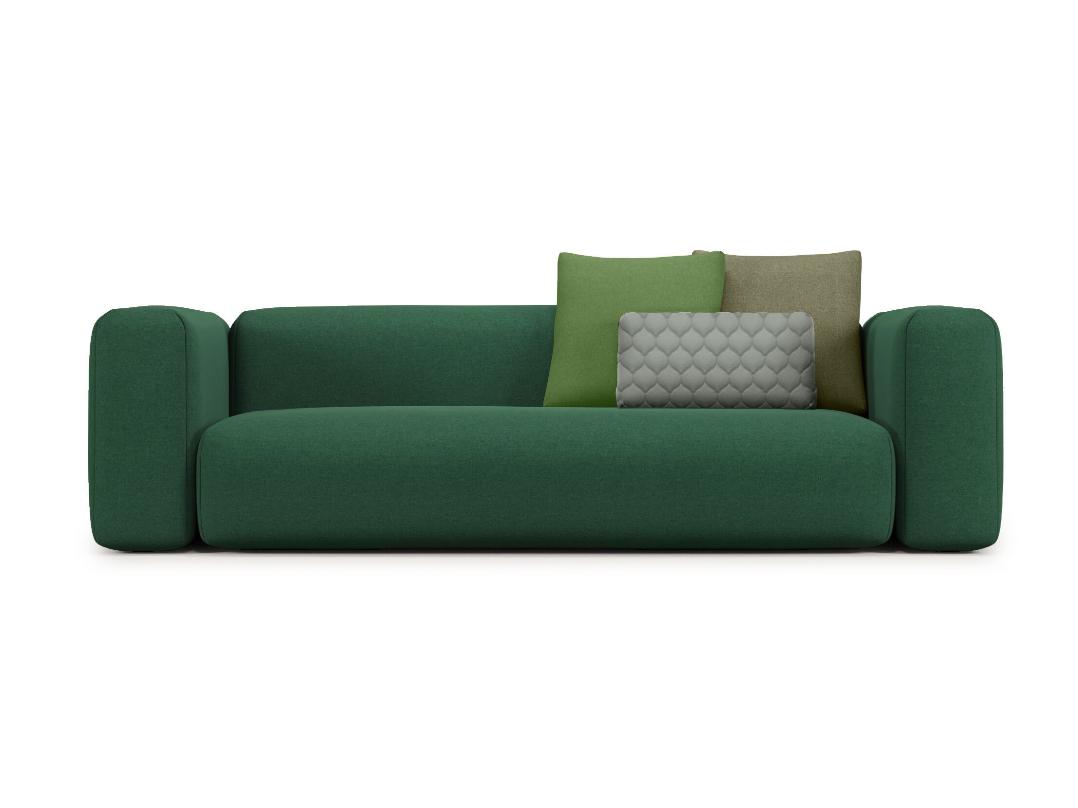 Ткань диван HANNABI MODEL NO.25 GREEN ARCH-00103009 - Вид №1