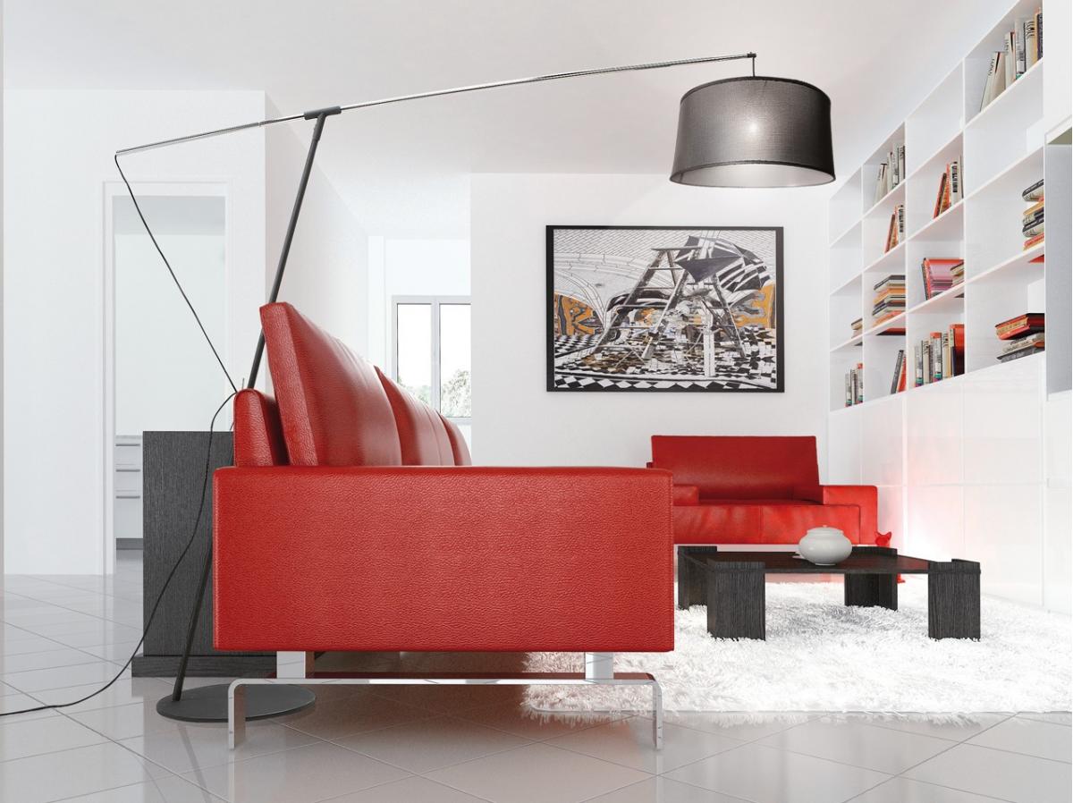 075280 Торшер выдвижной черный Mantra Nordica - Вид №1