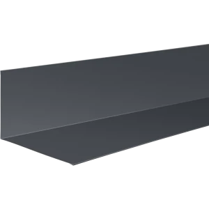 Планка примыкания верхняя 147x250 мм 2 м 0.4мм RAL 7024 Темно-серый 84427775 STLM-2052114