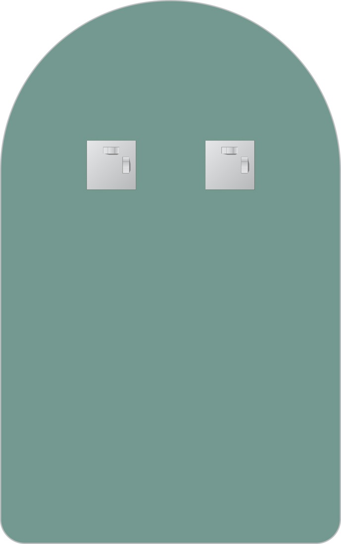 BY 0008 Зеркало со шлифованной кромкой EVOFORM Primary - Вид №2