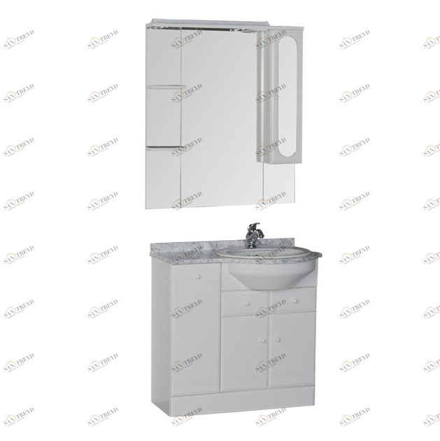 Комплект мебели Aquanet Марсель 90 белый 00161290