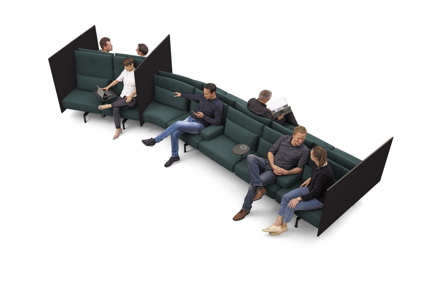 Секционный диван VITRA мягкая работа ARCH-00079650 - Вид №8