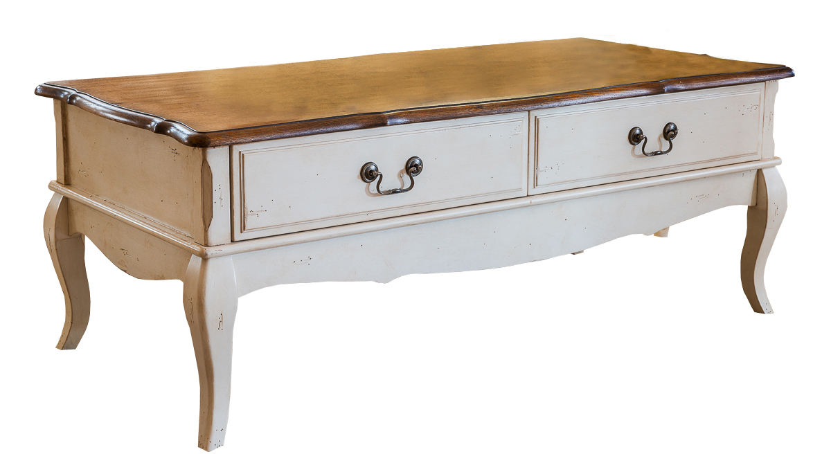 Журнальный столик белый с ящиками Mobilier de Maison ДОМАШНЯЯ ОБСТАНОВКА MOBILIER DE MAISON 017233 Белый Santreyd  - Вид №10