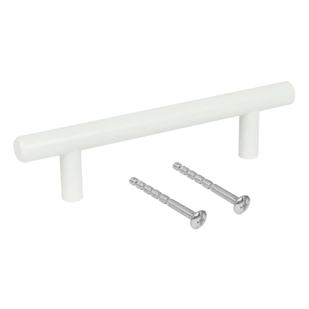 86858626 Ручка-рейлинг мебельная 112 96 мм цвет белый STLM-1005554 Jet  - Вид №2