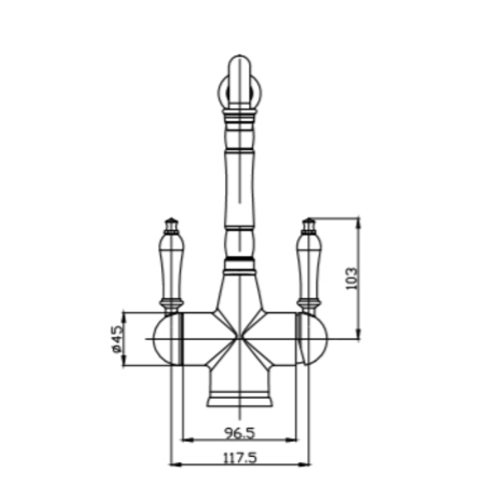 Кухонные смесители Visconti SSL-7517-AB SEAMAN  - Вид №2