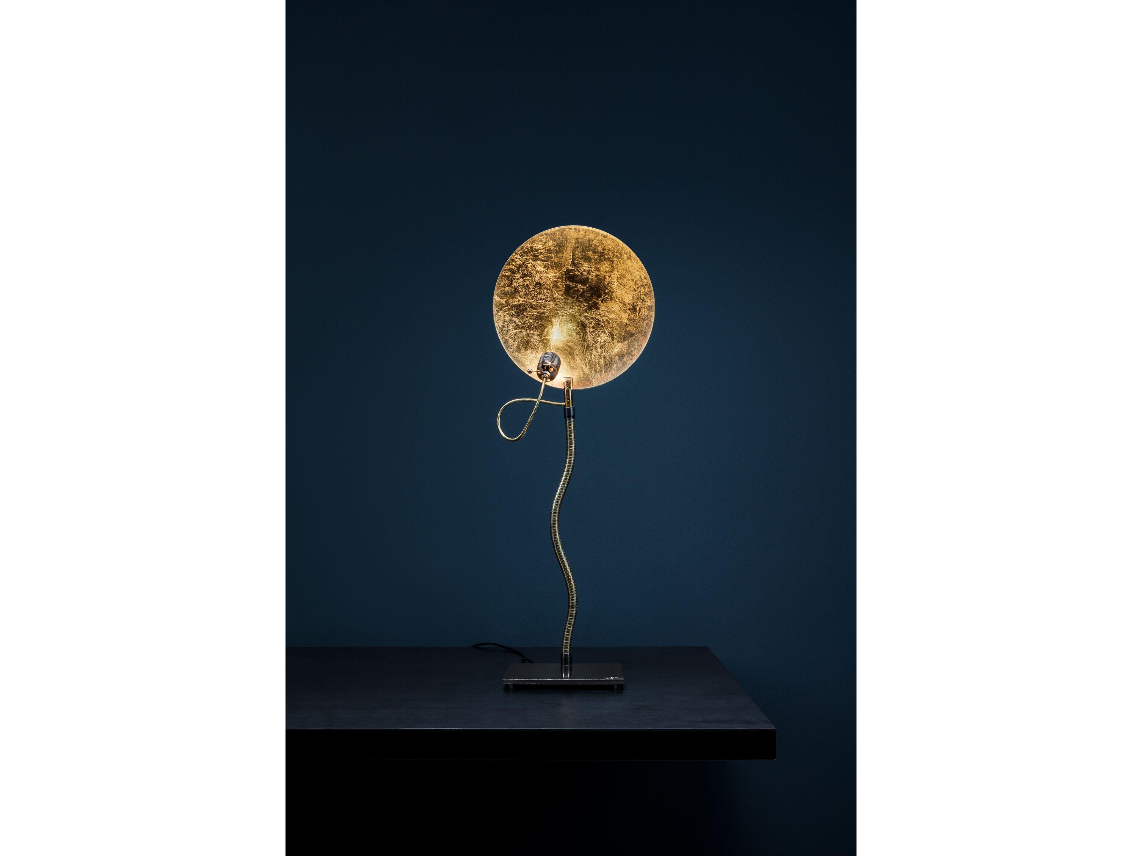 Алюминиевая регулируемая светодиодная настольная лампа Catellani & Smith Золотые огни ARCH-00115061