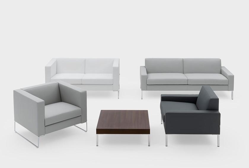 Viganò Кожаное кресло с подлокотниками Cubiko sun-id-1368985 - Вид №2