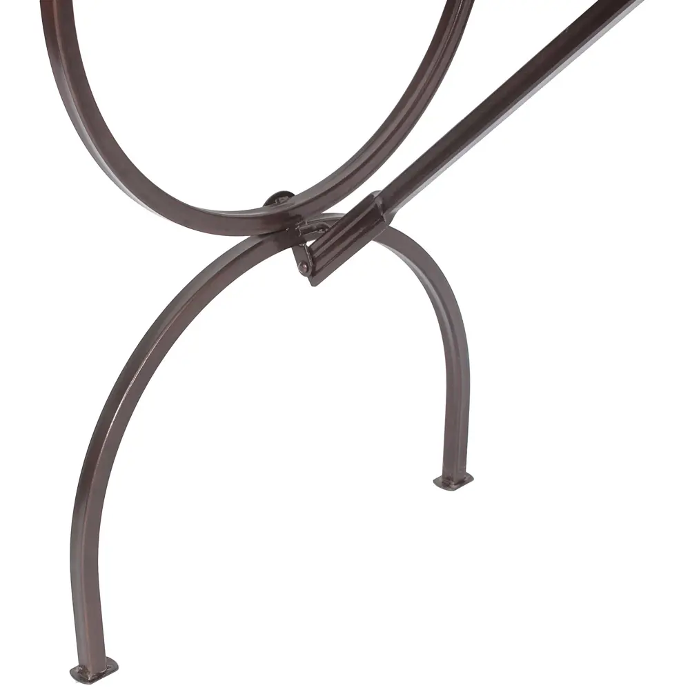 Стол садовый Naterial Тироль складной 150x60x78 см металл/дерево темно-коричневый STLM-2031511 - Вид №11