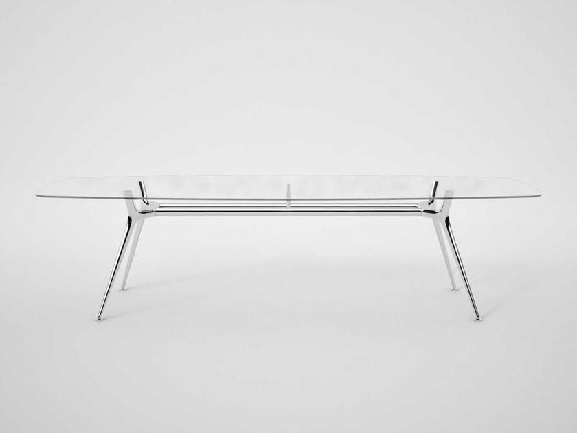 ESTEL GROUP Стол для совещаний прямоугольный стеклянный P016 sun-id-1427425 - Вид №2