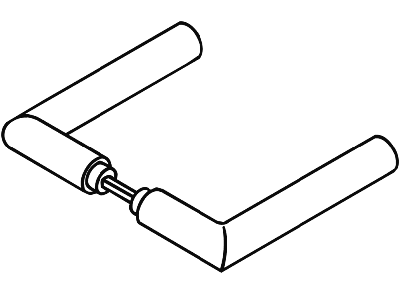 162.21PBR Дверная ручка (р-техник) HEWI System 162 | Polyamid  - Вид №4
