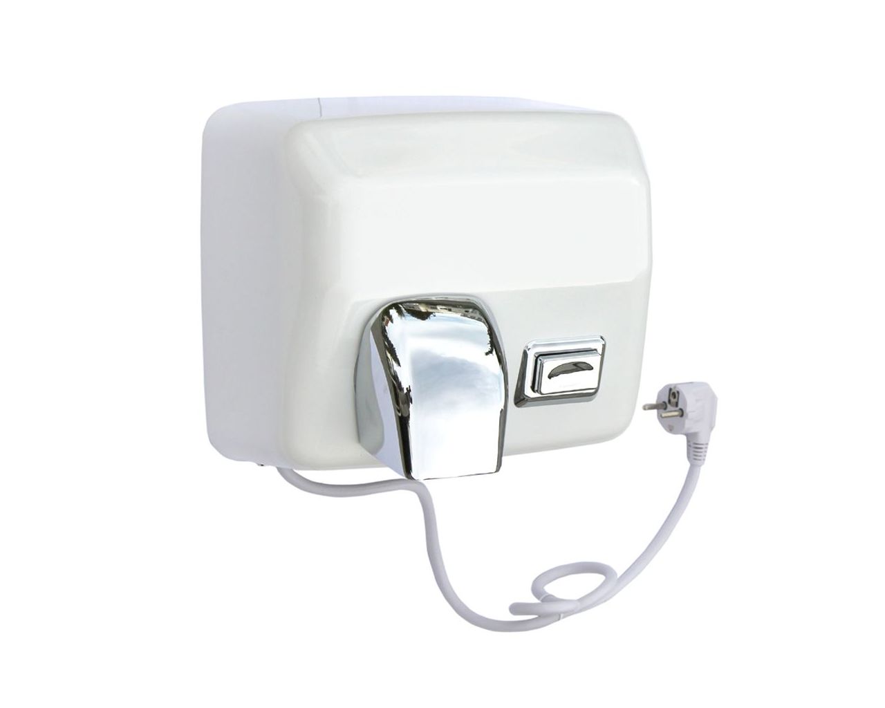 EIB203 Сушилка для рук STARFLOW PLUS с кнопкой, сталь, белый Merida  - Вид №1