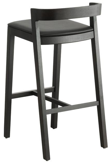 Bedont Высокий табурет из ясеня со встроенной подушкой Drive B54 c00s / c00l / p01s / p02s - Вид №2