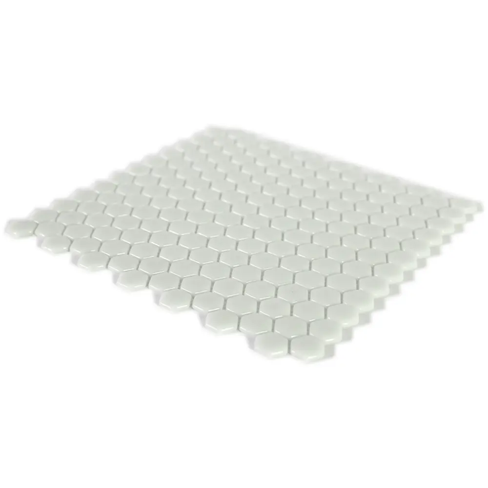 Мозаика стеклянная Natural STP-WH001-HEX 29x29 см цвет белый 84830282 STLM-2090984 Santreyd Steppa - Вид №3