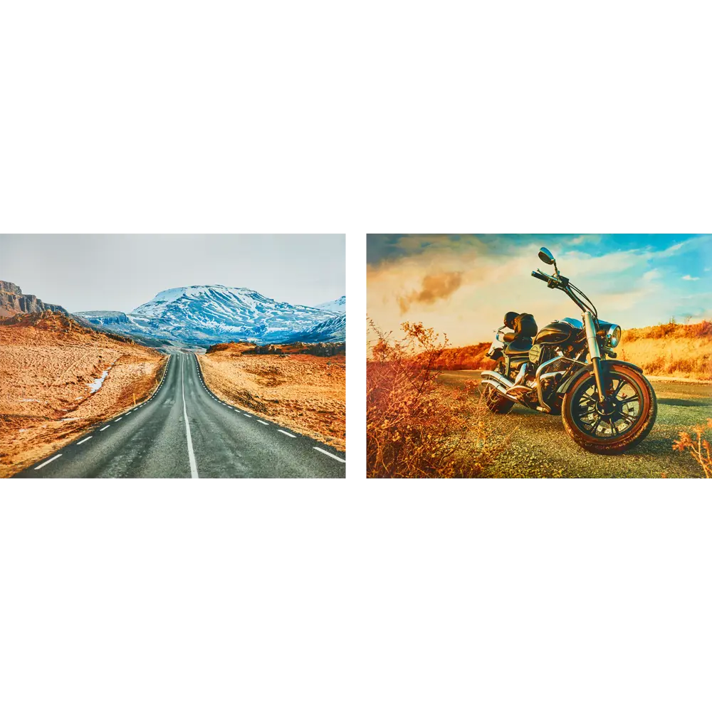 Постер Драйв 50x70 см 2 шт АРТ ДИЗАЙН STLM-2196390