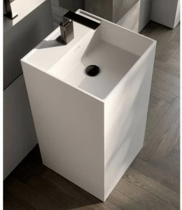 Напольная раковина стоящая овальная Ideagroup Cubik