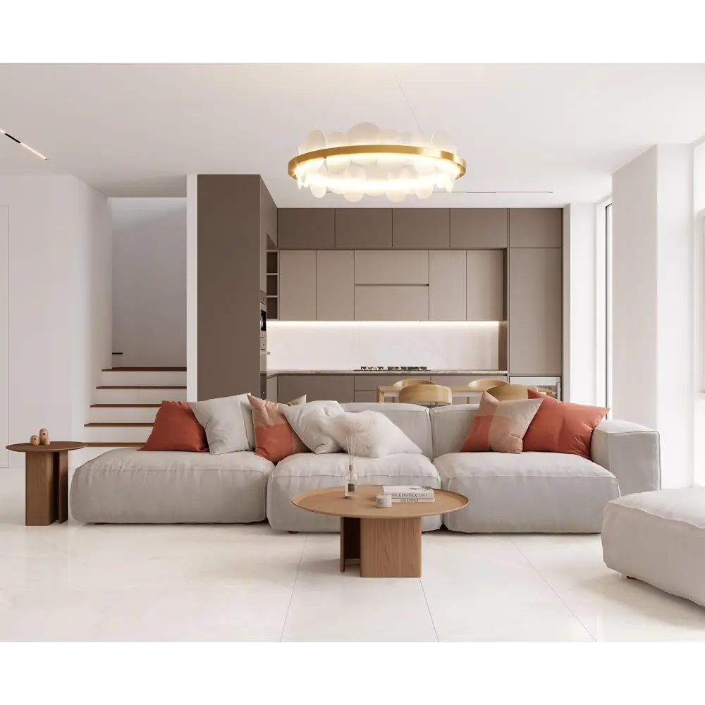 Глазурованный керамогранит Ceradim Antalya Bianco 60x60 см 1.44 м² полированный цвет бежевый 89457827 STLM-2126145 - Вид №4