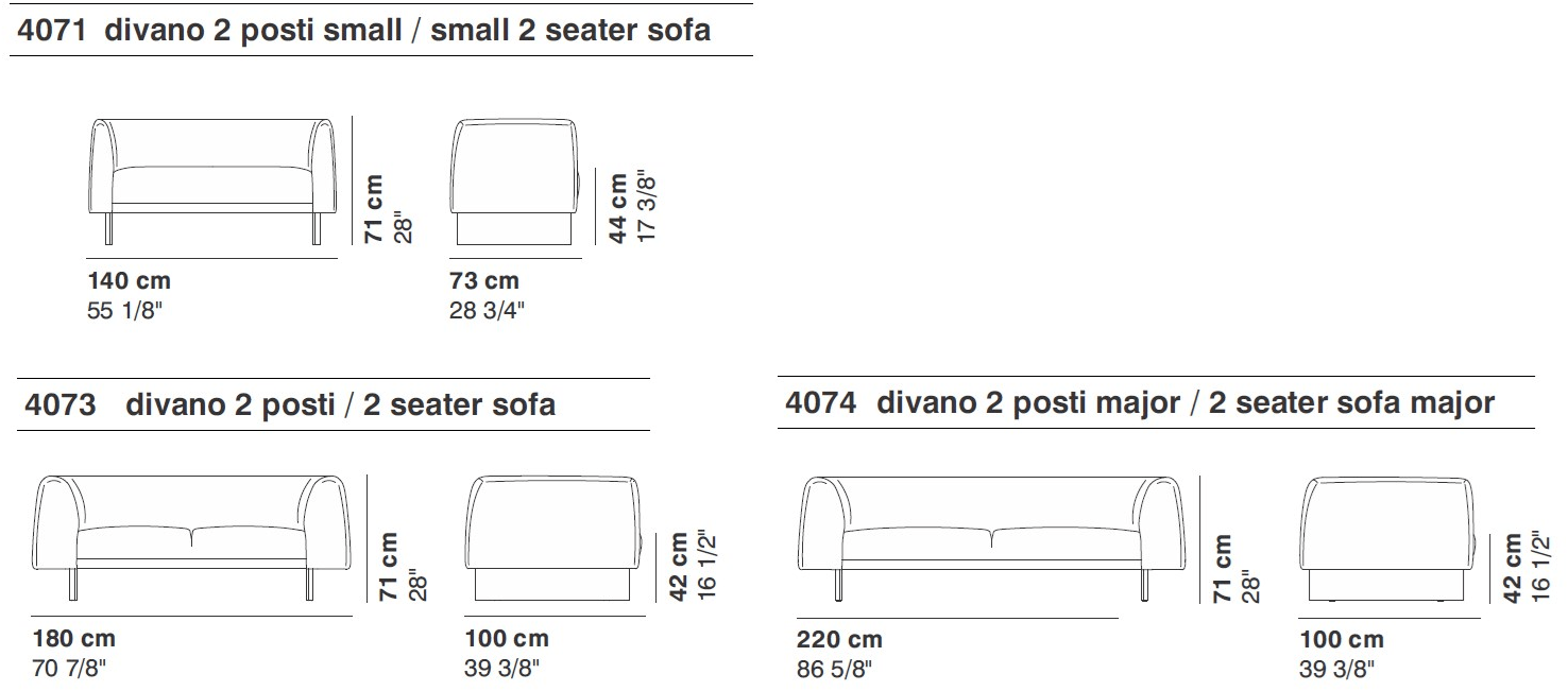 La Cividina Диван из ткани Tailor sun-id-1403780 - Вид №3