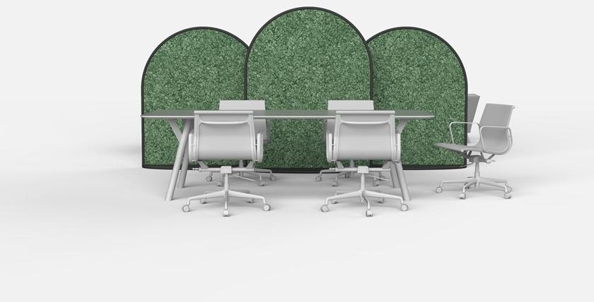 GREEN MOOD Звукопоглощающая перегородка для офиса G-line sun-id-1424614 - Вид №18