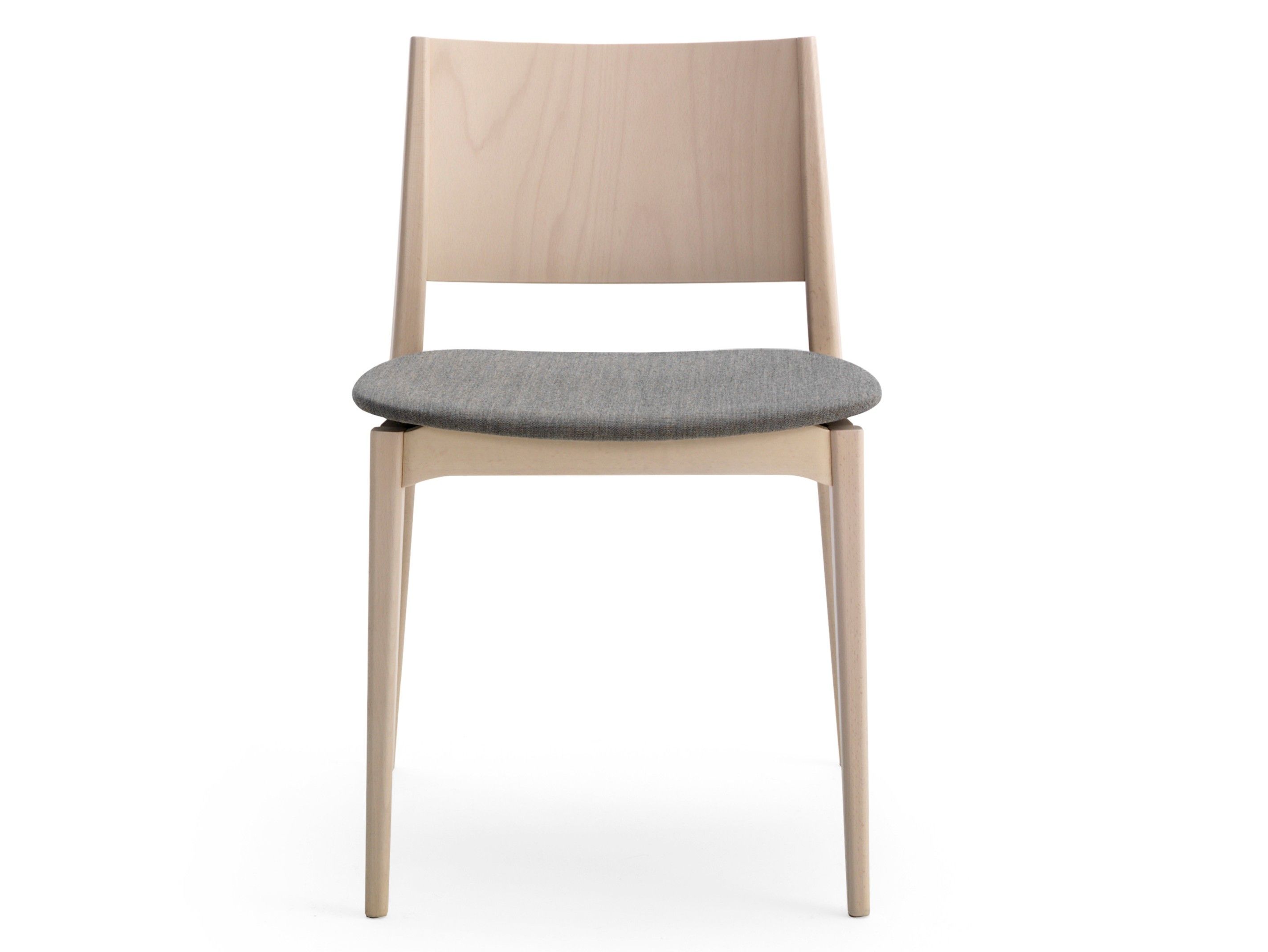 Штабелируемый стул из бука с мягким сиденьем Billiani Blazer ARCH-00050414