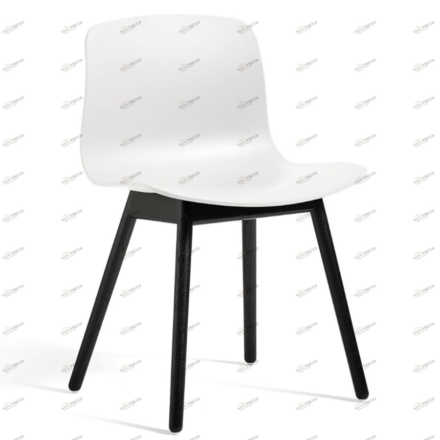 Стул AAC12, белый с черными ножками Hay 931951