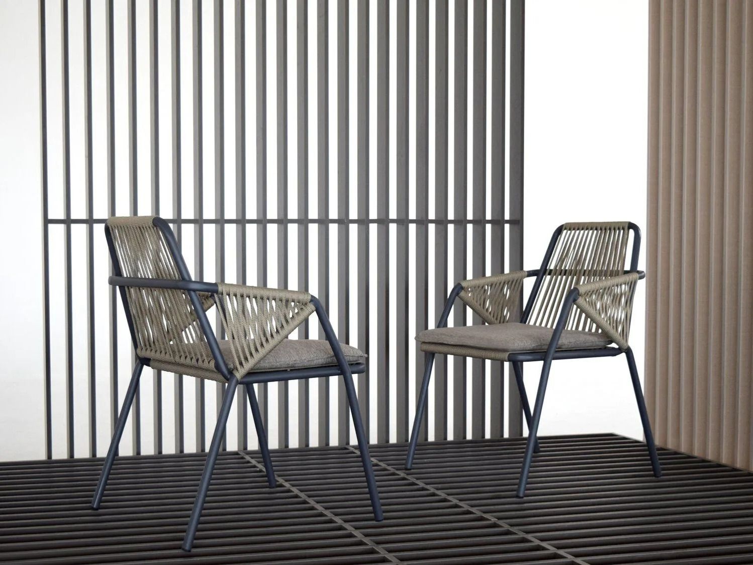 Тканевый садовый стул с подлокотниками ABLE Антиб ARCH-00110773 - Вид №7