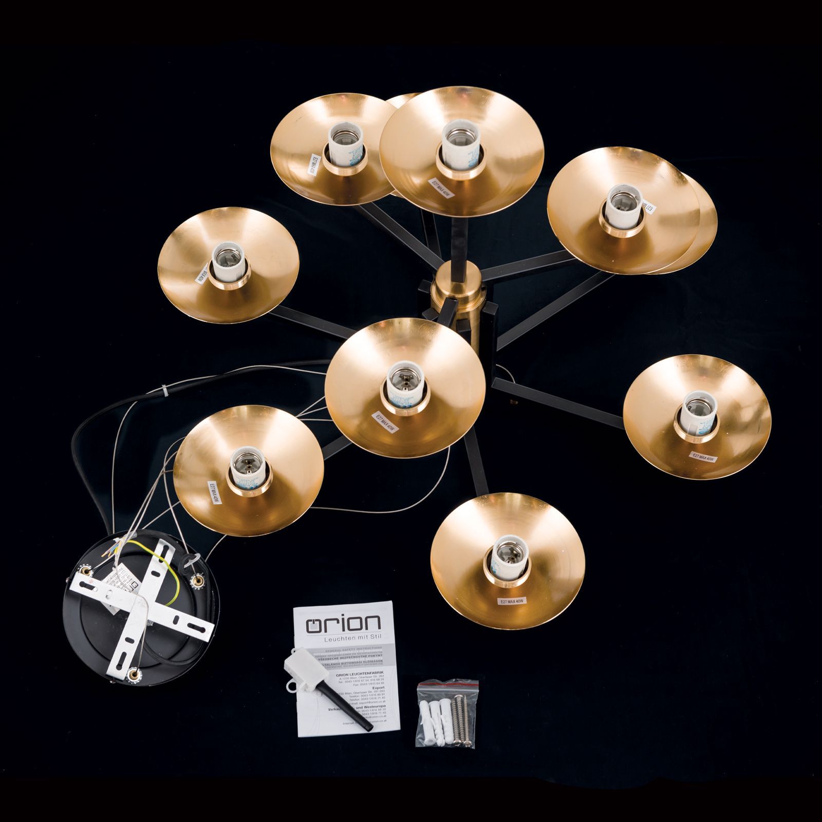 Люстра из опалового стекла с регулируемой яркостью Orion Жозефина ARCH-00086818 - Вид №10