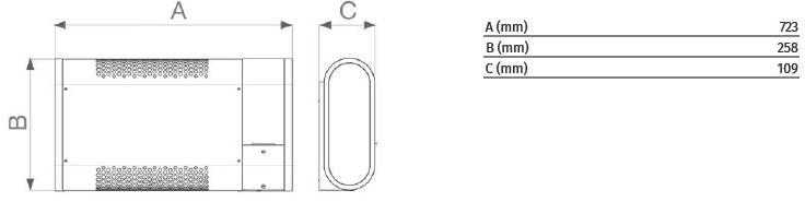 Vortice Миниатюрная установка тепловентилятора Microsol 70582 - Вид №3