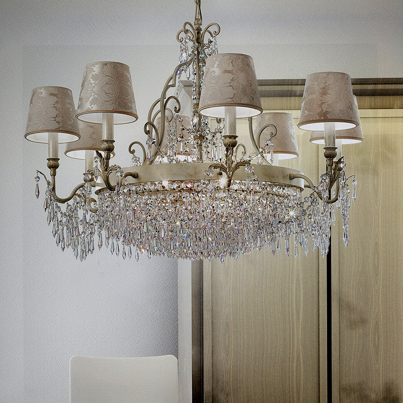 Люстра  MASIERO GLASSE 6+3 Dimore