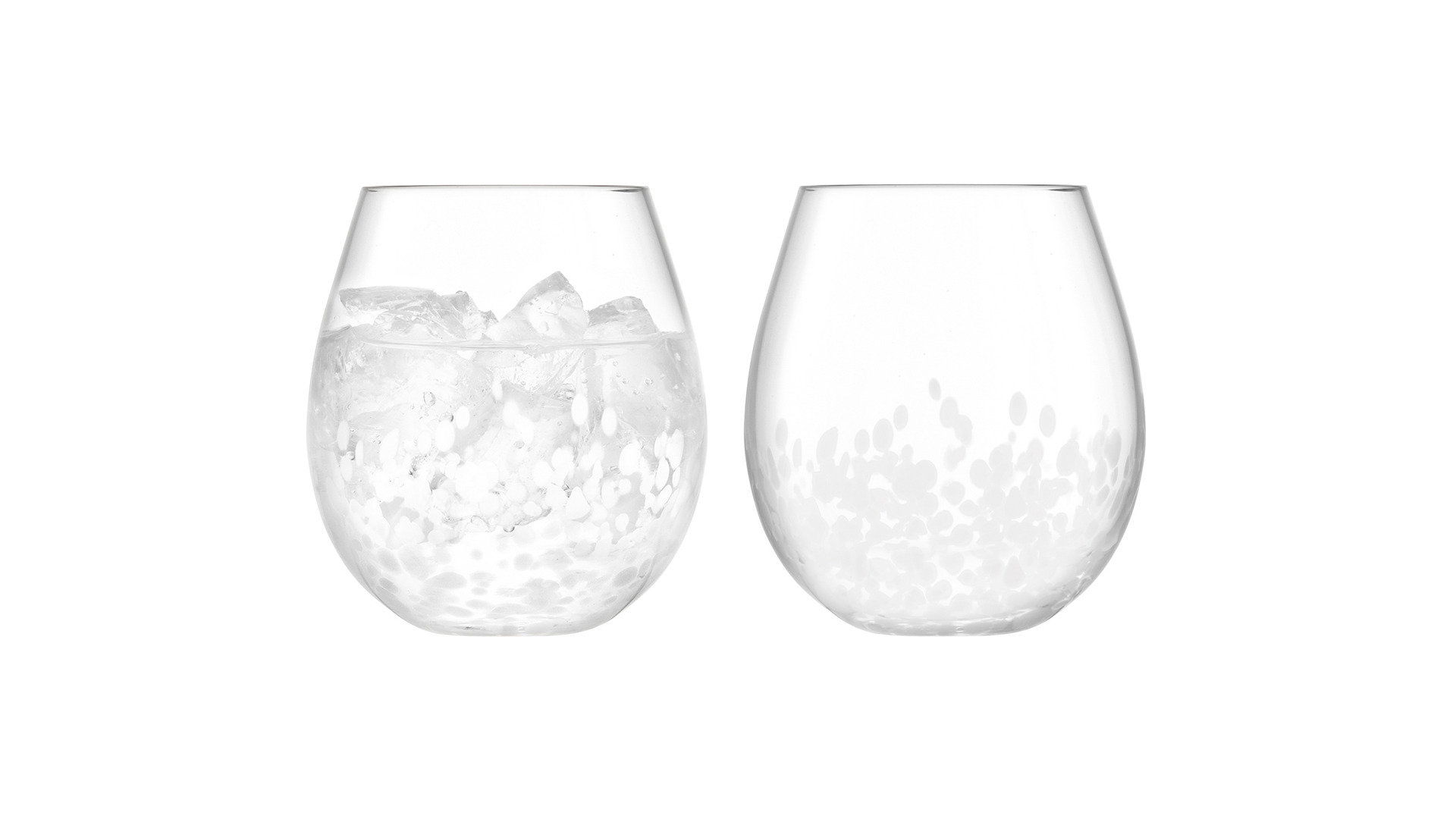 10656218 LSA International Набор стаканов LSA International, "Stipple", 425мл, 2шт. Стекло  - Вид №1