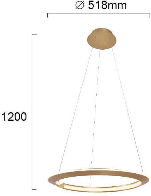 Terzo Light Светодиодный подвесной светильник из стали  V4237300, v4237400  - Вид №3