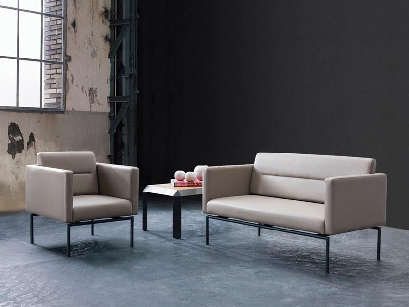 Tuna Ofis Кожаное кресло с подлокотниками Sade sun-id-1415554 - Вид №1