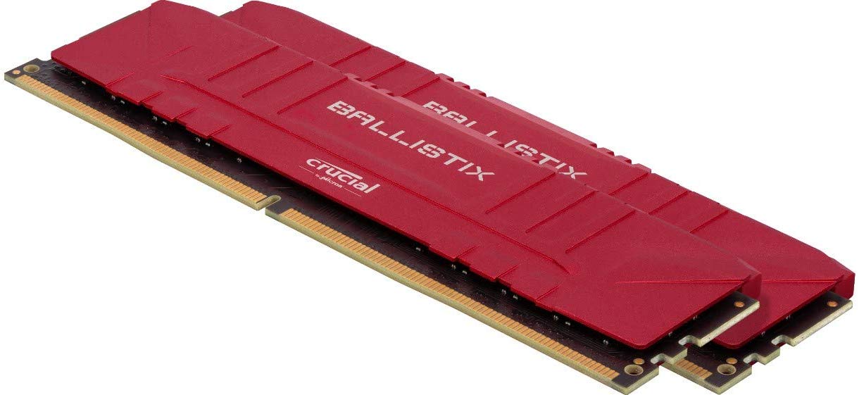 BL2K16G36C16U4R 32gb kit (16gbx2) ddr4 3600mt/s cl16 unbuffered dimm 288 pin ballistix red Crucial Santreyd  - Вид №2